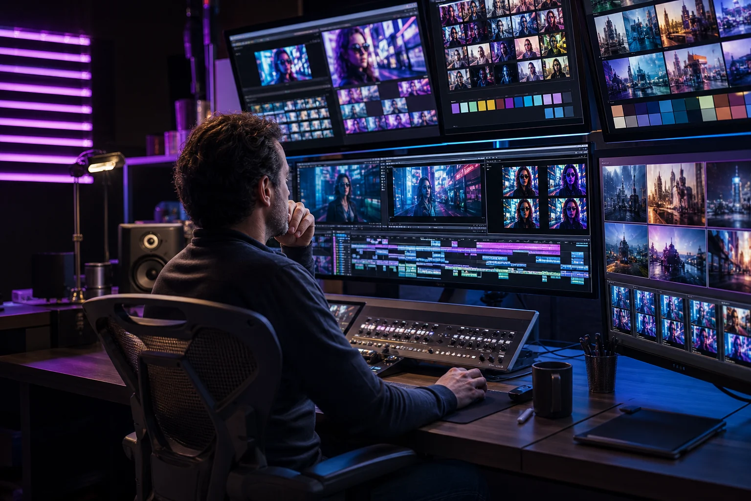 Human-led AI content production studio