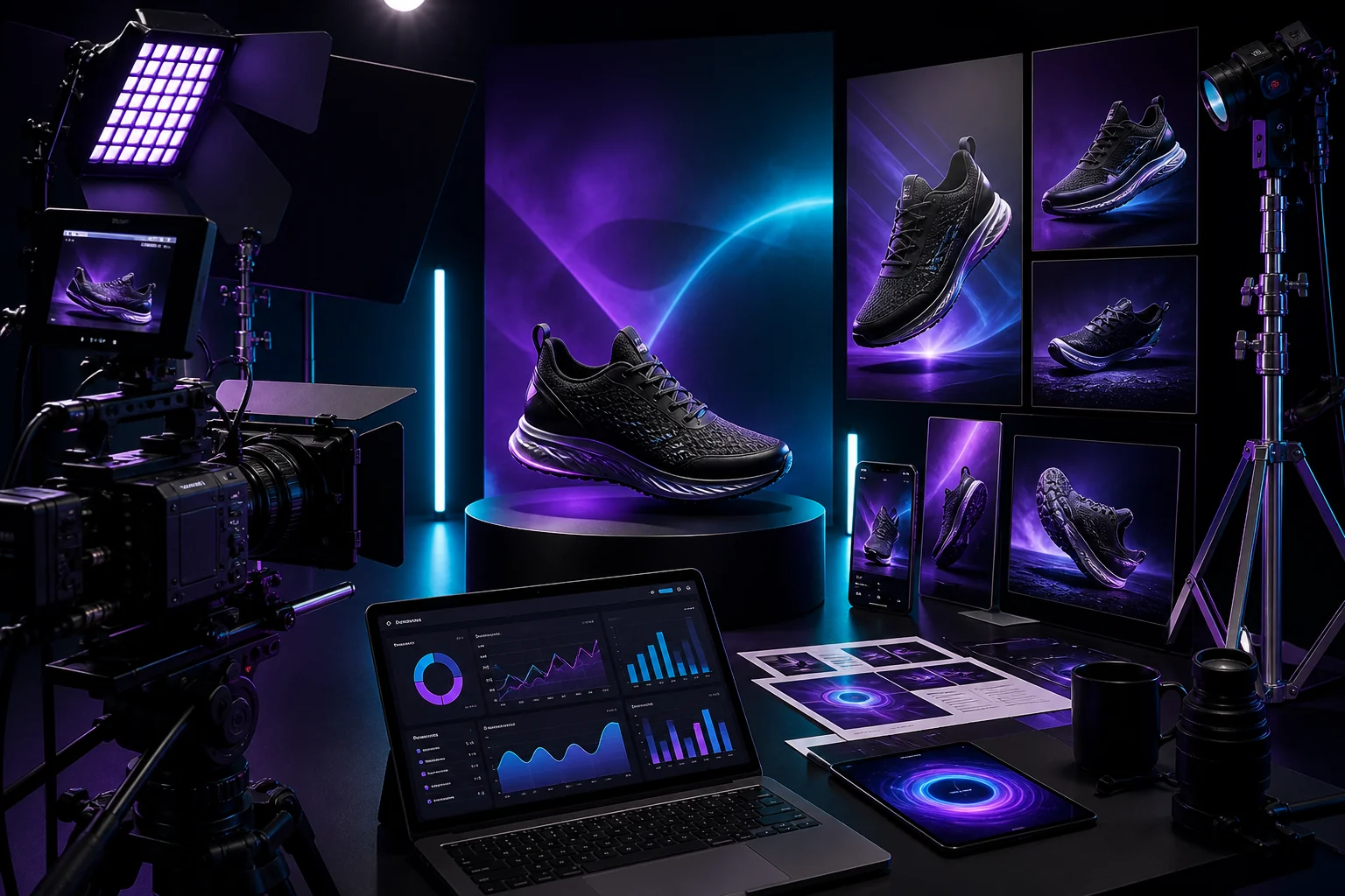Athletic product advertising campaign