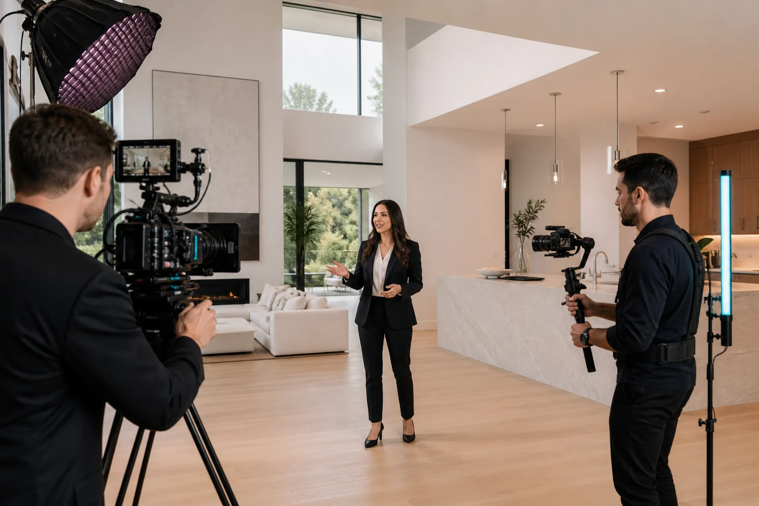 Restaurant content production example